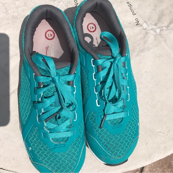 Shimano CW47 Pedaling Dynamics Bike Cycling Womens Shoe Turquoise White/8 - Picture 4 of 7
